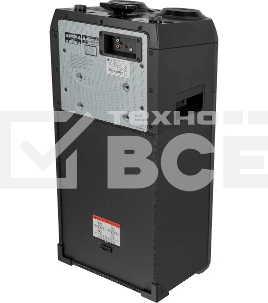 Мини-система LG OK65 X-BOOM -переноснаяс поддержкой караоке! Мощность 500Вт RMS, Bluetooth v.4.0/ / x2 USB / Аудио вход (3.5мм), х2 микр