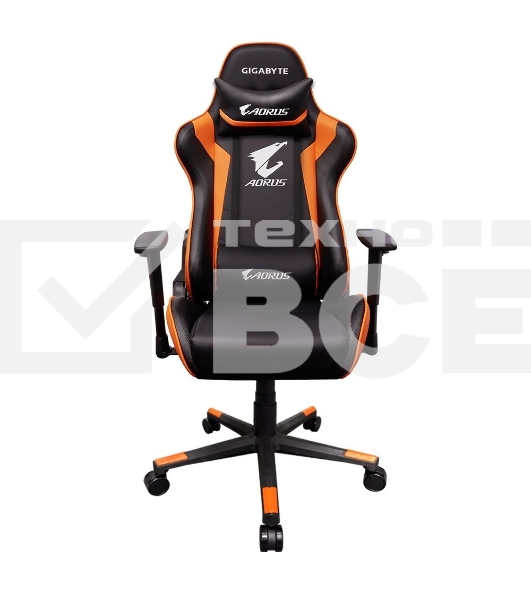 Кресло игровое компьютерное Gigabyte AGC300/G.CHAIR B+ORG/PU SPONGE (GP-AGC300 V2)