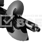 Шнек для грунта Denzel ER-300, диаметр 300 мм, длина 800 мм, соединение 20 мм, съемный нож, фото4