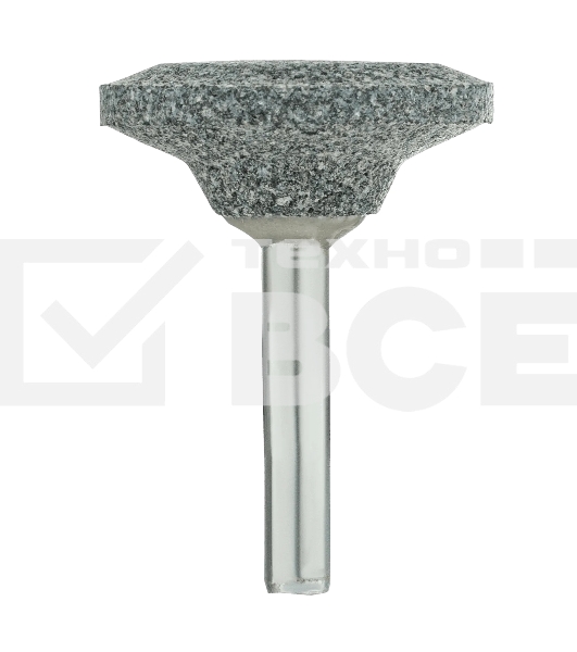 Шарошка абразивная Denzel диск 32 x 12 мм, для дрели, хвостовик d6 мм, 63С