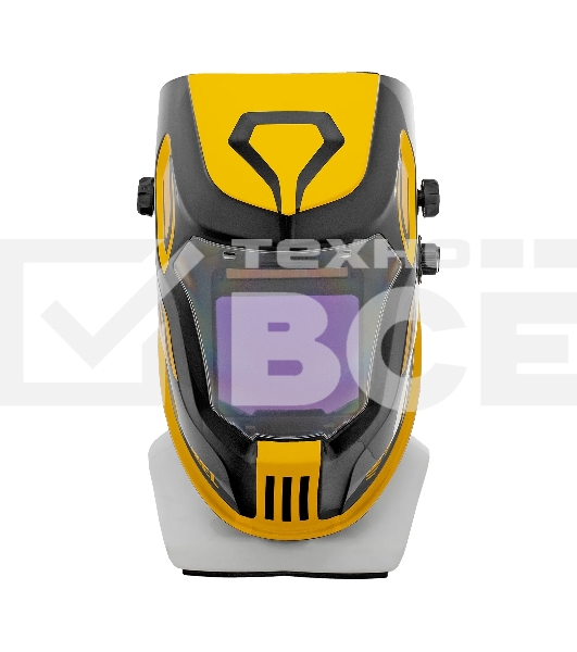 Щиток защитный лицевой (маска сварщика) Denzel F10, см. окно 100х96, Real Color, DIN 4-8/9-13