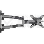 Кронштейн для телевизора Kromax TECHNO-1 темно-серый, 10'-26' макс. 15 кг, настенный, поворот и наклон, фото7