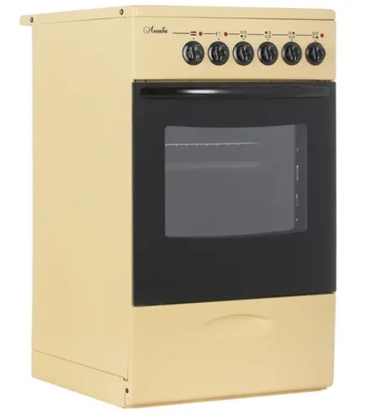 Плита электрическая Лысьва EF4002MK00 кремовый стеклокерамика (без крышки)