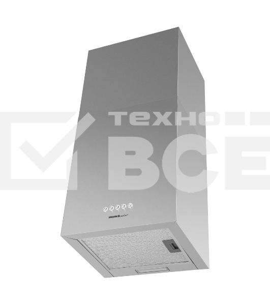 Кухонная вытяжка HOMSair PHLOX Push 40 нержавеющая сталь