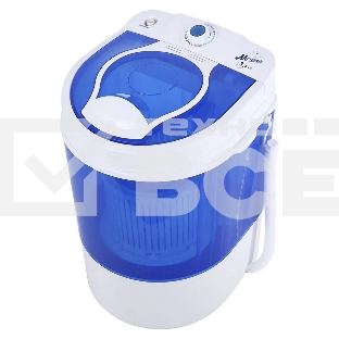 Стиральная машина Мечта WMS S303UT01 бело-синяя, загрузка вертикальная 3кг, 300 об/мин., класс: A+