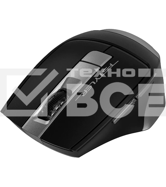 Мышь беспроводная A4Tech Fstyler FB35S серый/черный, 2000 dpi, радиоканал, Bluetooth, USB, кнопки - 5