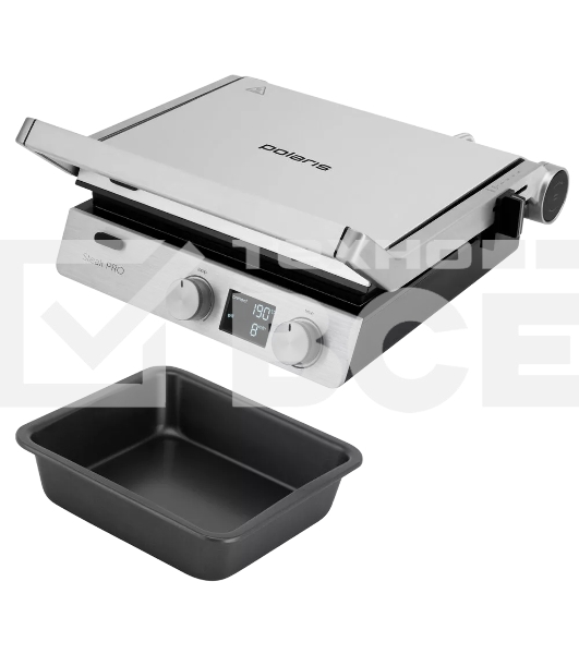 Гриль Polaris PGP 3005 Серебряный