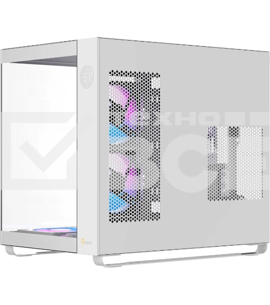 Корпус  Ocypus Iota C70 WH ARGB ATX / win / white / 6 ARGB fans / no PSU / Tempered Glass
