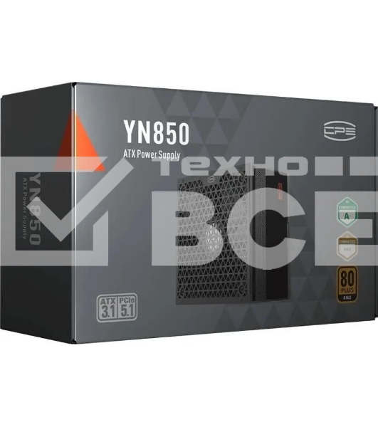 Блок питания PcCooler P5-YN850-G1F ATX 850W 80 PLUS gold (20+4pin) APFC 135мм fan 9xSATA Cab Manag RTL