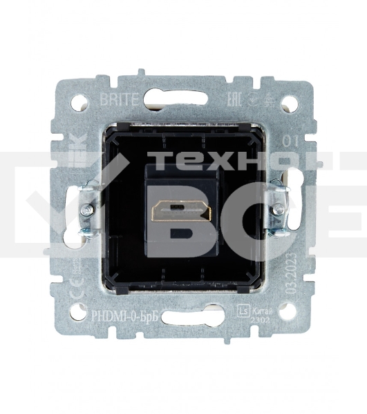 Розетка HDMI IEK BRITE РHDMI-0-БрБ белый
