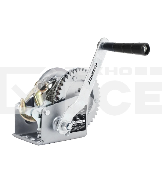Лебедка ручная барабанная PATRIOT WH 540B, усилие - 540 кг, трос- 8 м
