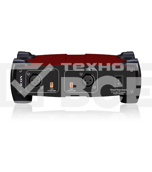 Блок фантомного питания Icon Neo Phantom 10105042001 15-25000 Гц, S/N: 117 дБ, 2 XLR/2 XLR, переключатель: фазы, фантомное питание: +48 В, БП: внешний 18 В