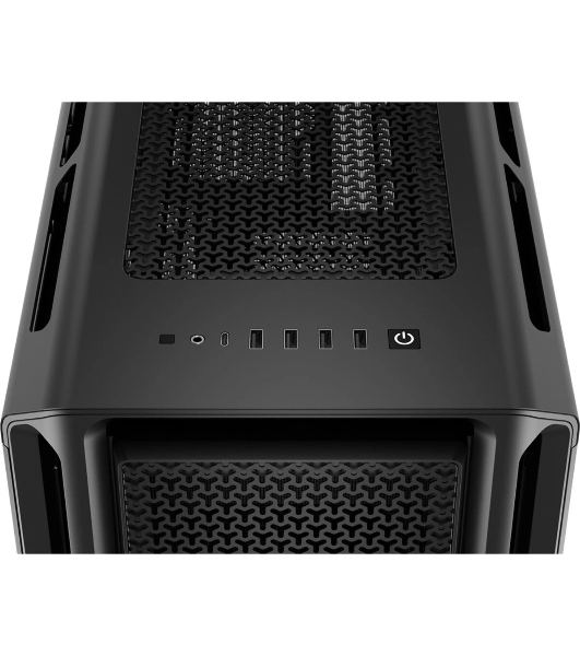 Корпус без блока питания Case Corsair 5000T, Midi-Tower, TG, no fan, 4xUSB-A 3.2, 1xUSB 3.2 Type-C, E-ATX, ATX, mATX, mITX черный