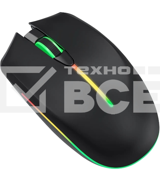 Мышь беспроводная Defender Fusion MM-283 черный, 3200 dpi, радиоканал, Bluetooth, USB, кнопки - 4