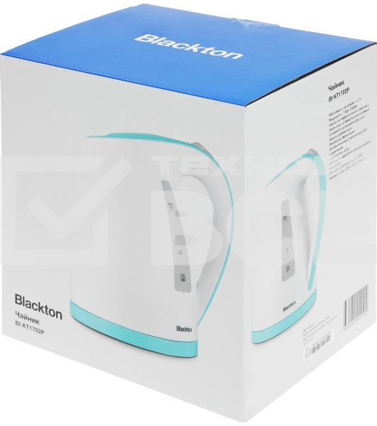 Чайник электрический Blackton Bt KT1702P белый-зеленый