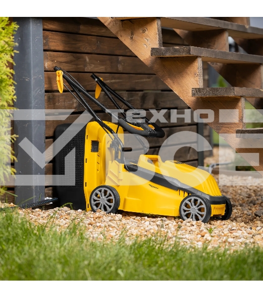 Газонокосилка электрическая Denzel GMC-1200, шир., 32 см, 1200 Вт, 3 уров., травосб. 30 л