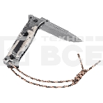 Нож складной Denzel, многоцелевой, системы Liner-Lock, с накладкой G10 на прямой рук-ке+стеклобой 79208, фото2