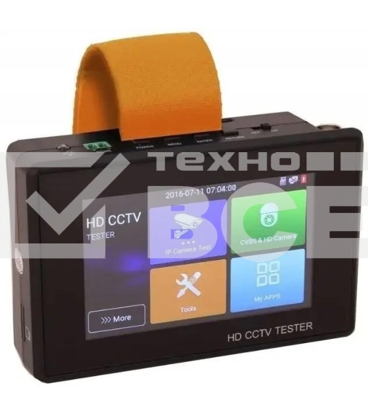 Универсальный наручный монитор-тестер Tezter TIP-H-4(Hand) AHD/CVI/TVI/CVBS и IP-видеосистем