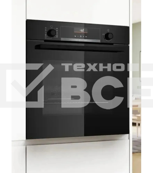 Духовой шкаф электрический Bosch HBG536EB4 черный