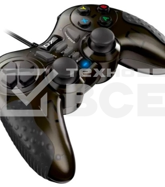 Геймпад проводной Genius GX-19UV/для ПК и PlayStation3, PlayStation4/19 кнопок/2 вибромотора/2 мини-джойстика/кабель1.8м/темно-медный (31610003400)