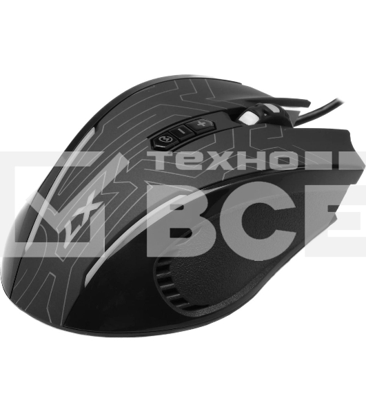 Мышь проводная A4Tech X87 черный, 2400 dpi, USB, кнопки - 8