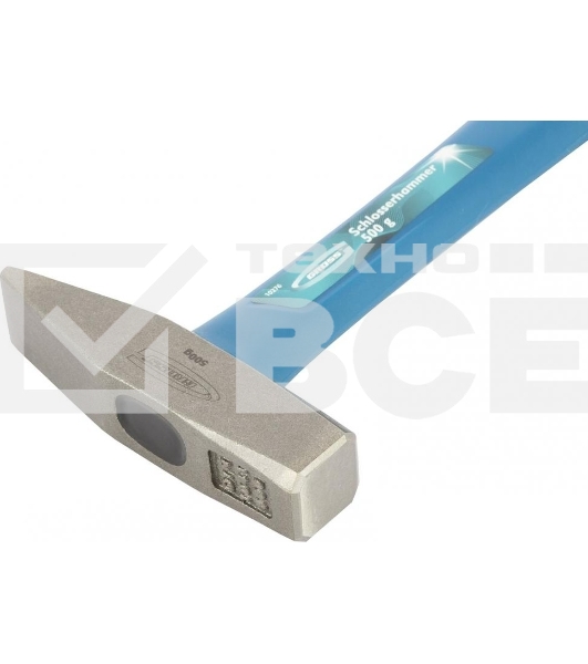 Молоток слесарный Gross 10276 500 г, квадратный боек, фиберглассовая обрезиненная рукоятка