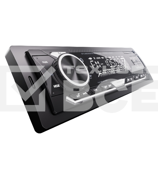 Автомагнитола AURA FIREBALL-303BT, 1 DIN, Bluetooth, USB Type-A, AUX