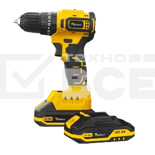 Дрель-шуруповерт Kolner KCD 20/2BLC, 20 В, 2 Ач, 45 Нм, бесщеточный, ударный