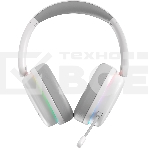 Гарнитура Marvo HG9070W Monka Echo RS белый, беспроводная + проводная, радиоканал, до 10 ч, подсветка, совместимость с PS5, Xbox, фото4