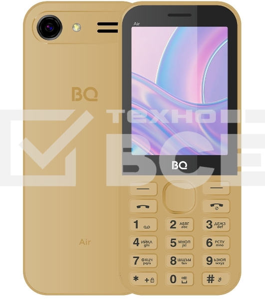 Мобильный телефон BQ 2843 Air золотистый