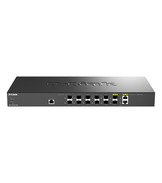 Коммутатор D-Link DXS-1210-12SC/B1A, 10×10 Гбит/с SFP+ + 2×10 Гбит/с Combo, управляемый