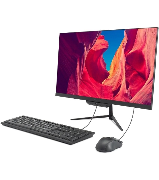 Моноблок Digma Pro Base 23.8' Full HD i3 12100 (3.3) 16Gb SSD512Gb UHDG 730 Windows 11 Pro GbitEth WiFi BT 90W клавиатура мышь Cam черный 1920x1080