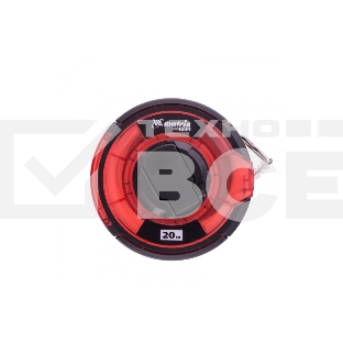 Рулетка геодезическая Matrix PRO 20 м х 12,5 мм, закр. корп., стальная лента, односторон. шкала, 31280