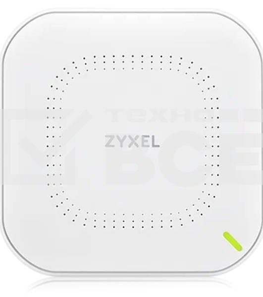 Точка доступа Zyxel NebulaFlex NWA90AX PRO, WiFi 6, 802.11a/b/g/n/ac/ax (2,4 и 5 ГГц), MU-MIMO, антенны 3x3, до 575+2400 Мбит/с, 1xLAN 2.5GE, PoE, защита от 4G/5G, БП в комплекте