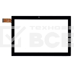 Сенсорное стекло (тачскрин) WJ2066-FPC-V2.0, черное, фото 1