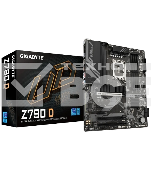 Материнская плата GIGABYTE Z790 D, LGA 1700, Intel Z790, 4xDDR5, 4xSATA, 3xM.2, 1xPCI-E 3.0 x1, 1xPCI-E 4.0 x4, 1xPCI-E 5.0 x16, 1xHDMI, 1xDP, 1x 2.5Gb LAN, 4xUSB-A 2.0, 4xUSB-A 3.2 Gen 1, 1xUSB 3.2 Gen 2, 7.1, ATX