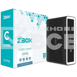 Платформа системного блока с ЦПУ Zotac ZOTAC ZBOX NANO, SFF, FANLESS, i7-1355U, 2 DDR5 SODIMM, M.2 SSD, 2.5