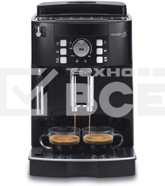Кофемашина автоматическая DeLonghi ECAM21.117.B черный, исп. кофе - зерновой/молотый, 1.8 л, 1450 Вт, 15 Бар