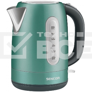 Чайник электрический Sencor SWK 1771GR 1.7 л, 2150 Вт, зеленый