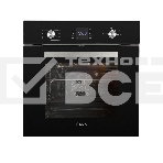 Духовой шкаф электрический встраиваемый LEX EDM 071 BL чёрный, фото 1