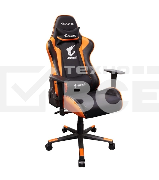 Кресло игровое компьютерное Gigabyte AGC300/G.CHAIR B+ORG/PU SPONGE (GP-AGC300 V2)