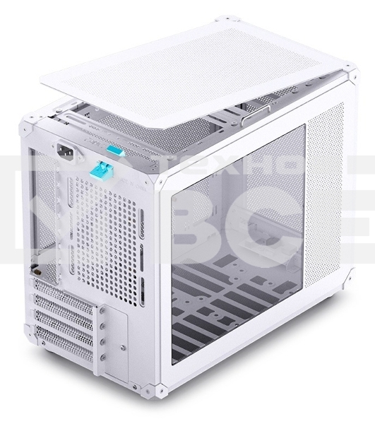 Корпус без блока питания JONSBO C6 MAX Handle, Mini-Tower, TG, no fan, 1xUSB-A 3.0 + 1xUSB-C 3.1, mATX, mITX White