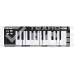 Клавиатура MIDI [231512] Arturia [MicroLab 3 Black] 25 клавиш, чувствительных к скорости нажатия, сенсорные полосы pitch и modulation, режим игры аккордами, разъем для подключения педали, type-c, ПО: Analog Lab Intro, Ableton Live Lite. Цвет - черный., фото 1
