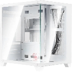 Компьютерный корпус Bloody BD-CC105 белый без БП mATX 5x120мм 1xUSB 2.0 1xUSB 3.0 audio bott PSU, фото2