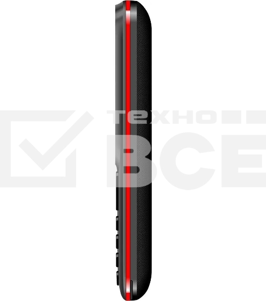 Мобильный телефон BQ 1848 Step+ черный/красный