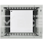 Шкаф настенный ЦМО ШРН-Э-9.650 9U 600x650мм пер.дв.стекл несъемные бок.пан. серый, фото2