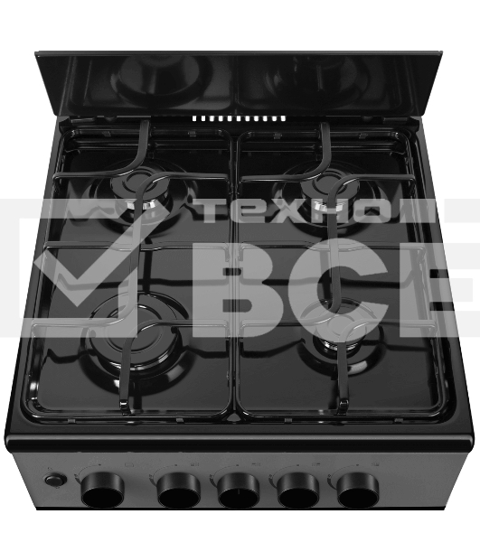 Плита газовая Maunfeld MGC50GEGR08 серый, конфорок 4 шт, духовка 59 л, 50 см x 88 см x 65 см