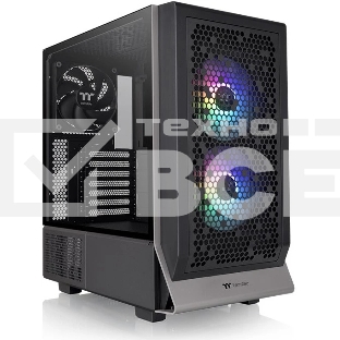 Компьютерный корпус Thermaltake Ceres 300 TG ARGB черный без БП ATX 3x140мм 2xUSB 3.0 1xUSB3.1 audio bott PSU