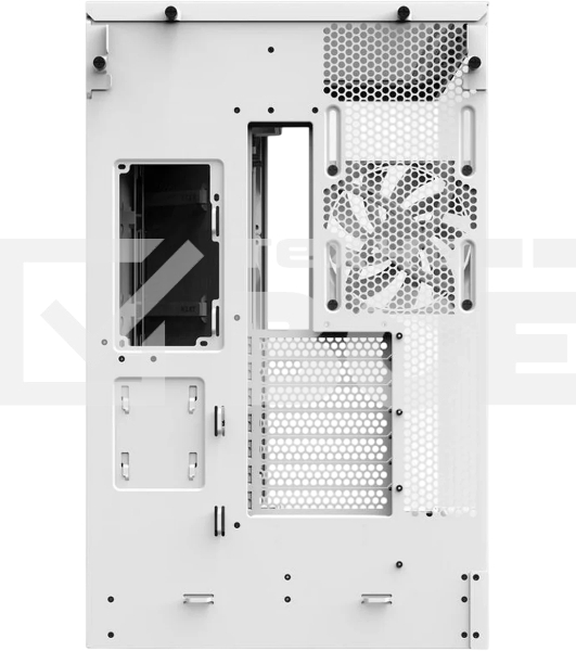 Компьютерный корпус без блока питания Case NZXT H9 Flow RGb+ (2025), Midi-Tower, TG, 6x140мм RGb + 1x120мм RGb, 2xUSB-A 3.2 + 1xUSB-C 3.2, E-ATX, ATX, mATX, mITX белый