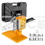 Аппарат для сварки полипропиленовых труб с металлической станиной DEKO RPPWM1600W в пластиковом кейсе, 3 насадки (20-32, фото4